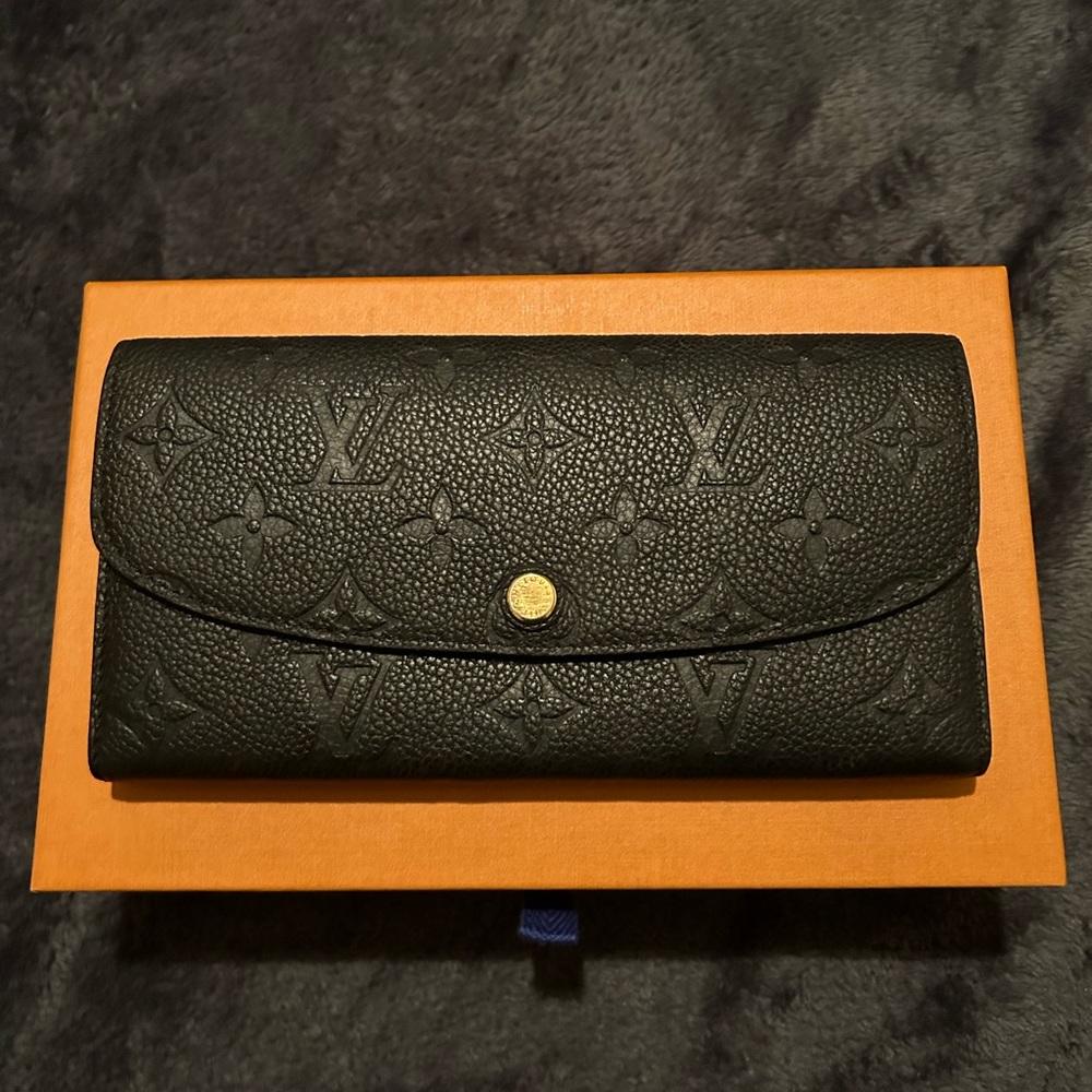 Louis Vuitton Emilie Wallet Empriente Leather